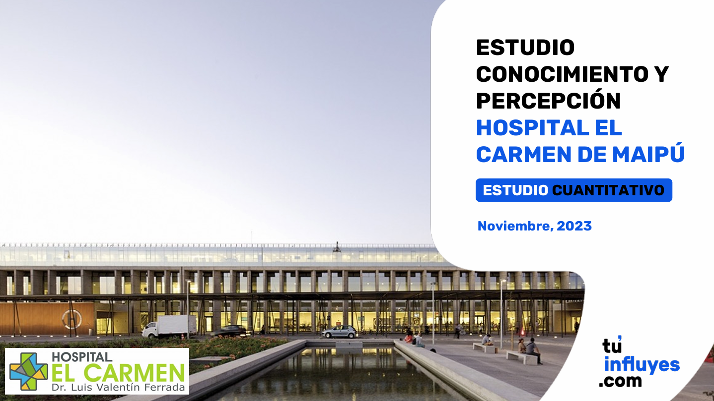 Estudio conocimiento y percepción Hospital El Carmen de Maipú